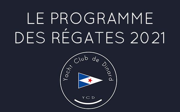 Le programme des régates 2023