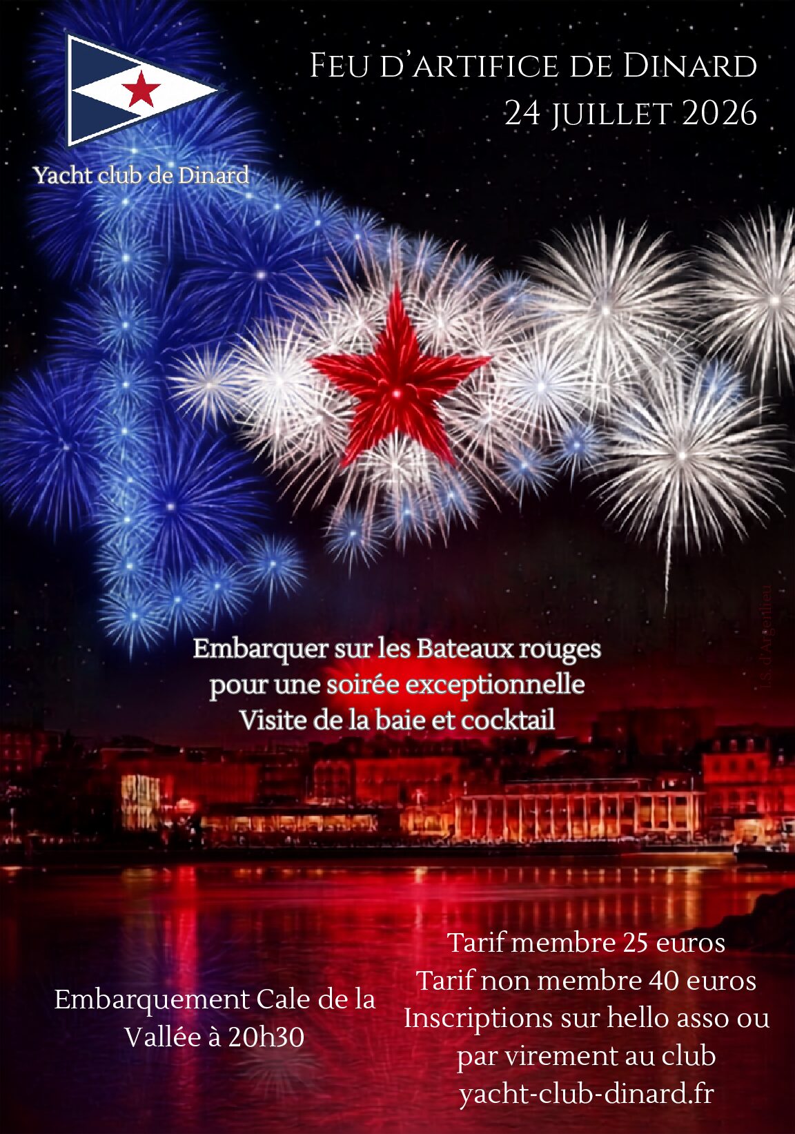 Feu d’artifice Dinard – 24 juillet